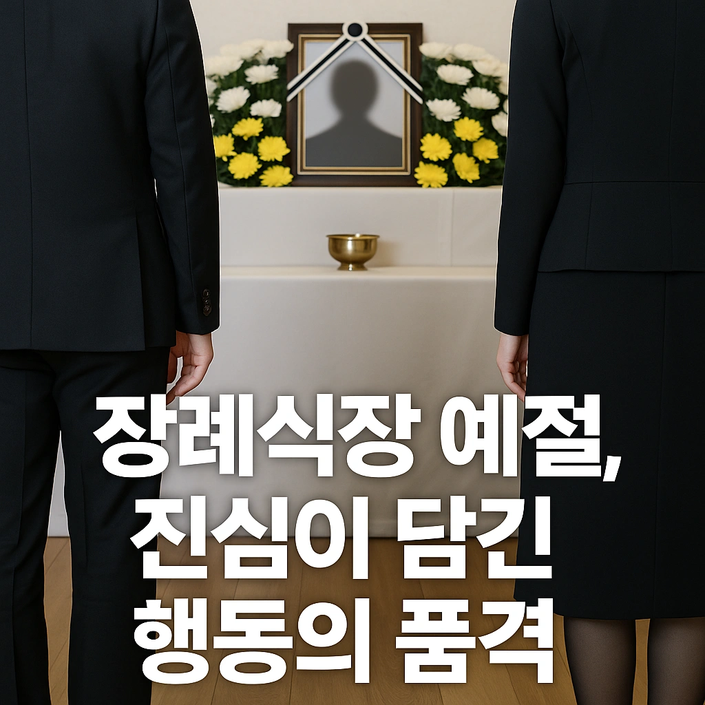 장례식장 예절