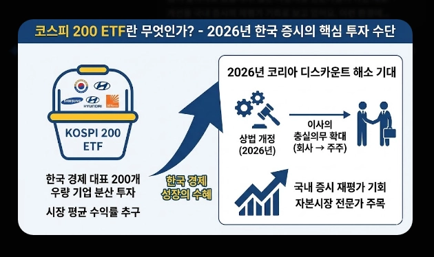 코스피 200 ETF 필수 체크 5가지 [2026년 기준] 브랜드 비교&middot;보수&middot;유동성 확인법