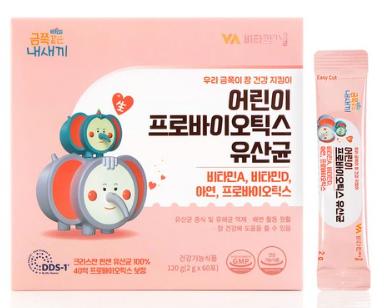 비타민마을 금쪽같은내새끼 어린이 프로바이오틱스 유산균 60p&#44; 1개&#44; 120g