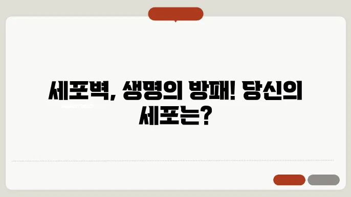 세포벽 연구 성과