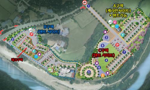 청양-칠갑산-오토캠핑장-배치도