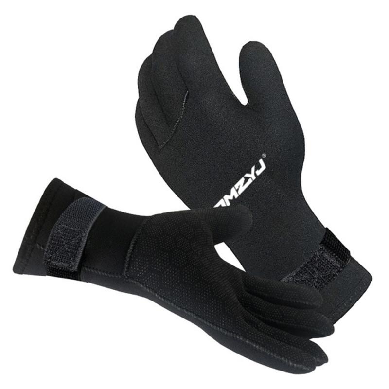 스쿠버 장갑 네오플랜 5미리 서핑 다이빙 글러브 프리 겨울 잠수 해루질 M