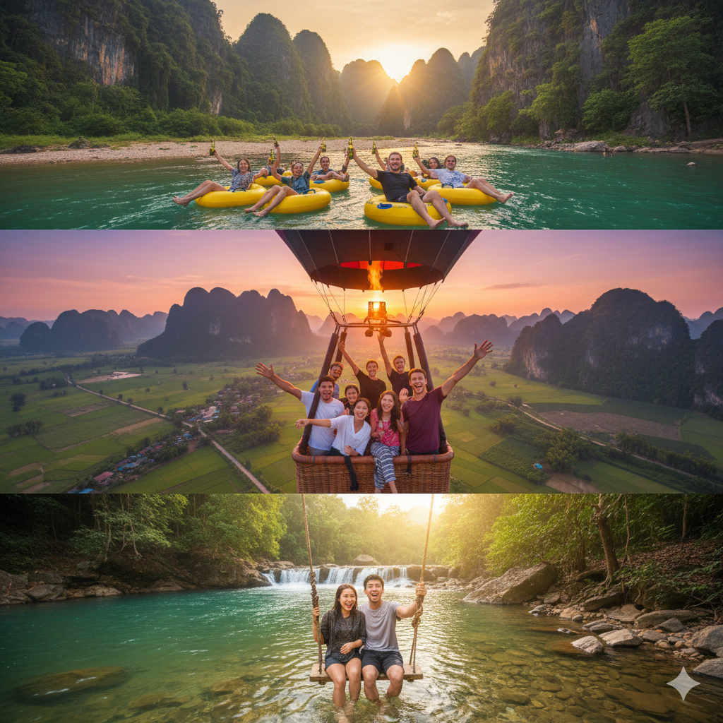 배낭여행객들의 성지 방비엥