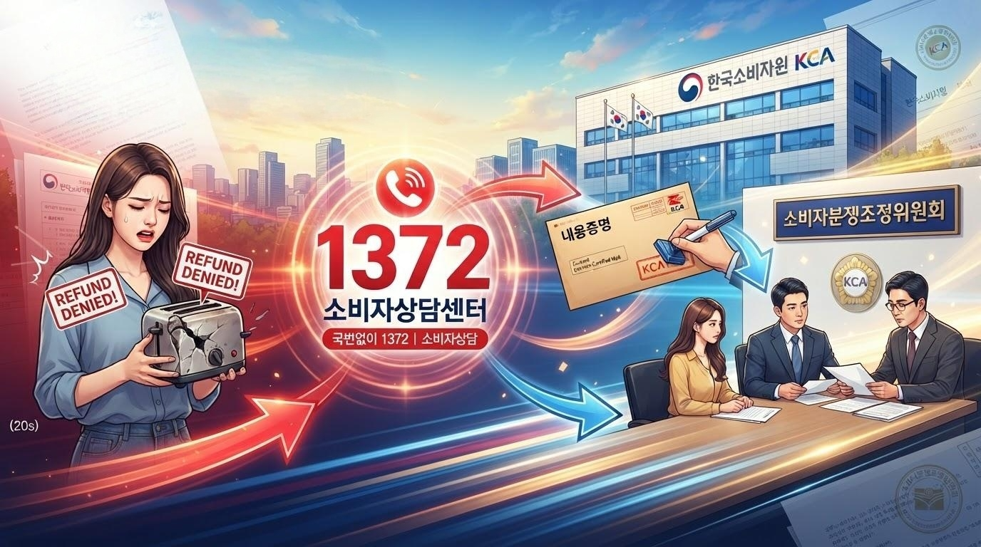 소비자 피해 구제 방법｜환불 거부부터 1372&middot;내용증명&middot;분쟁조정까지