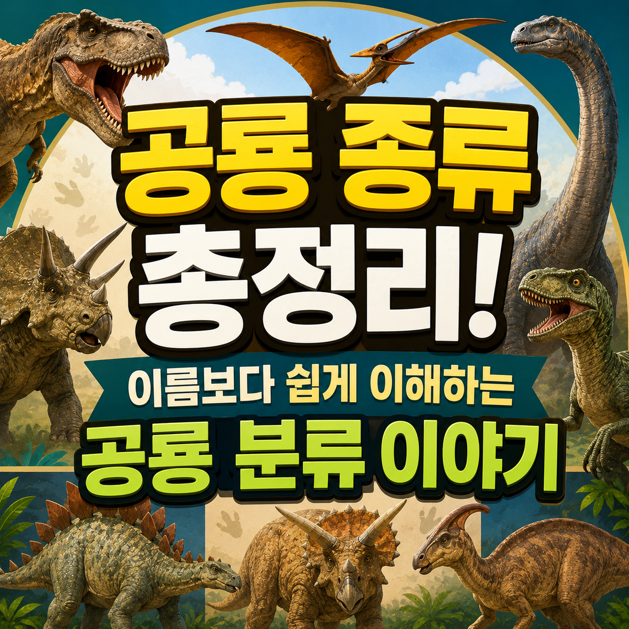 공룡 종류 총정리