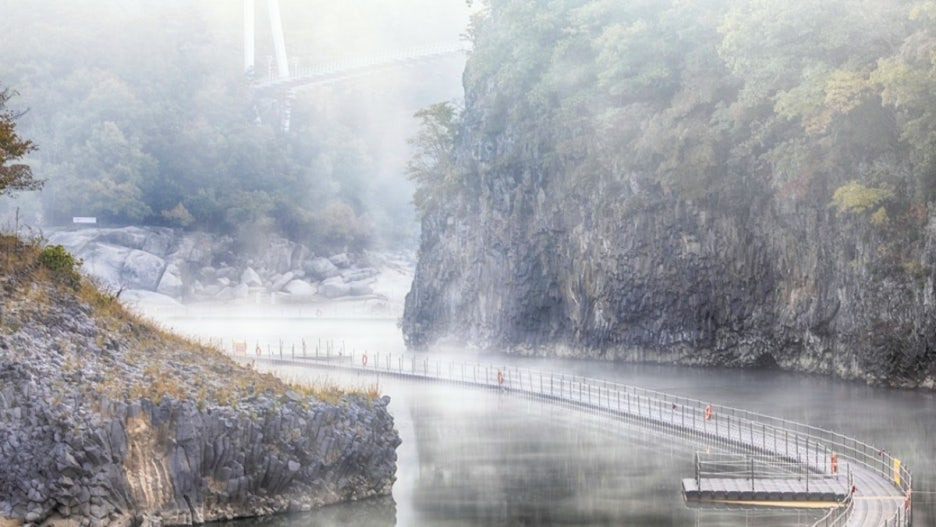 겨울 협곡 트레킹 명소 철원