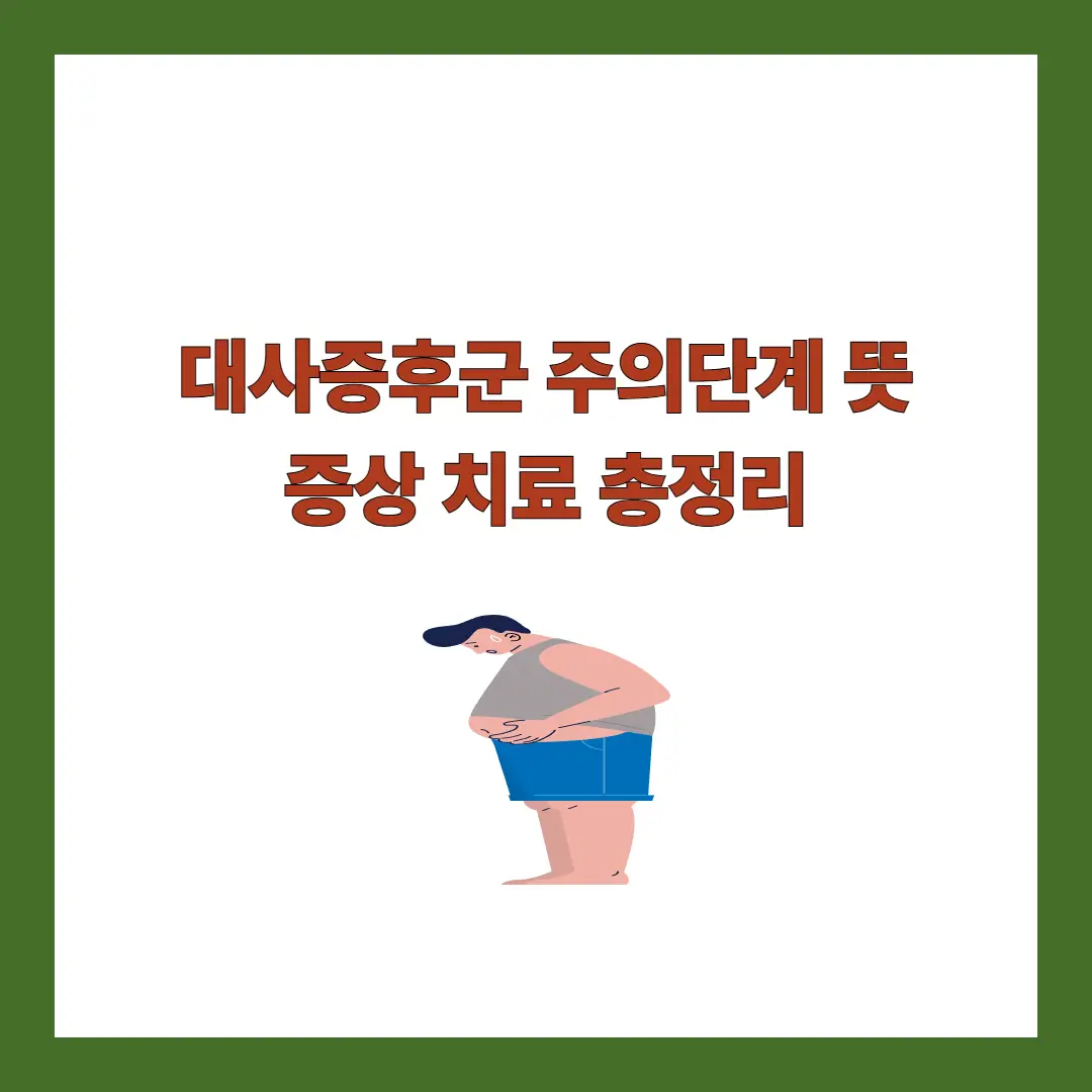 대사증후군 뜻