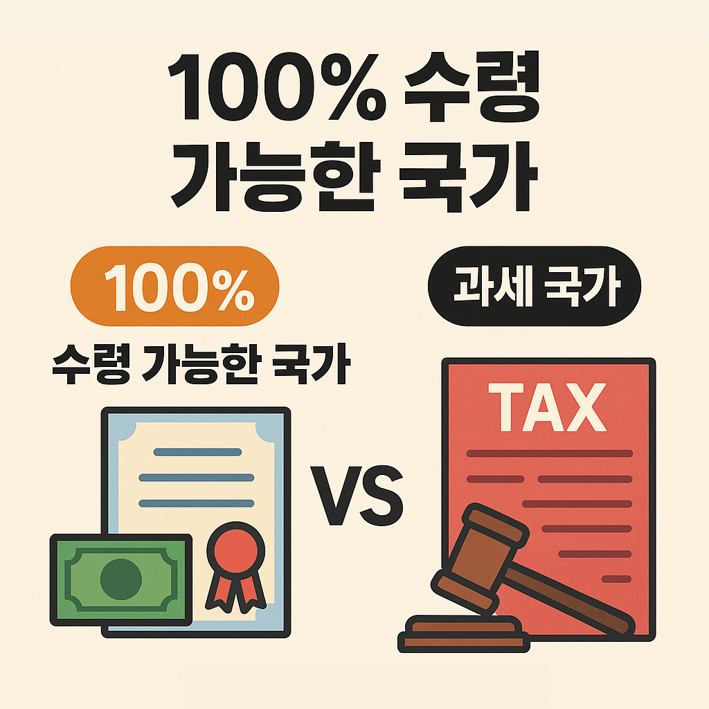 연금 100% 수령 가능한 국가 vs 과세 국가 완전 비교 – 은퇴자의 세금 운명을 가르는 결정