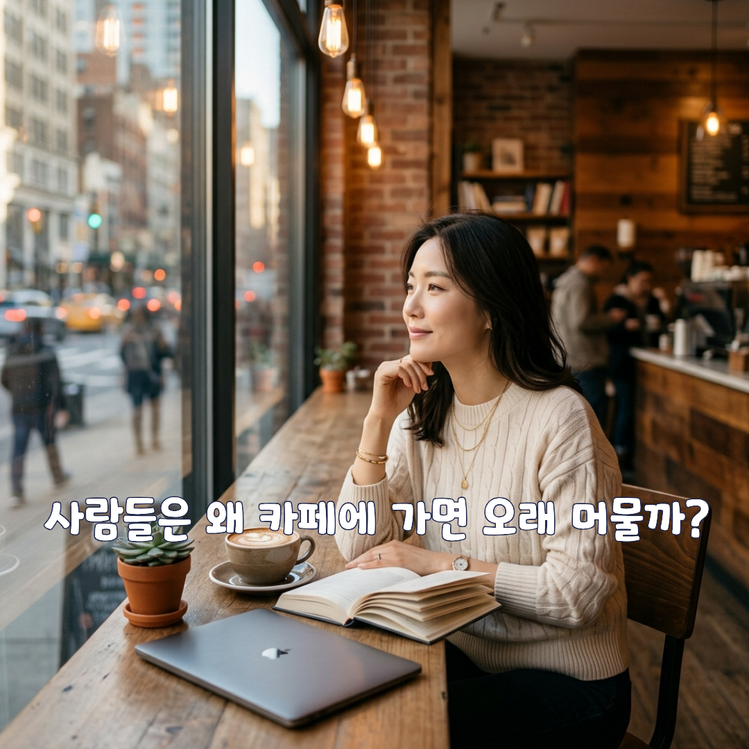 사람들은 왜 카페에 가면 오래 머물까?