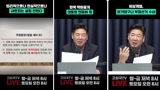 고성국 정치 노선 변경