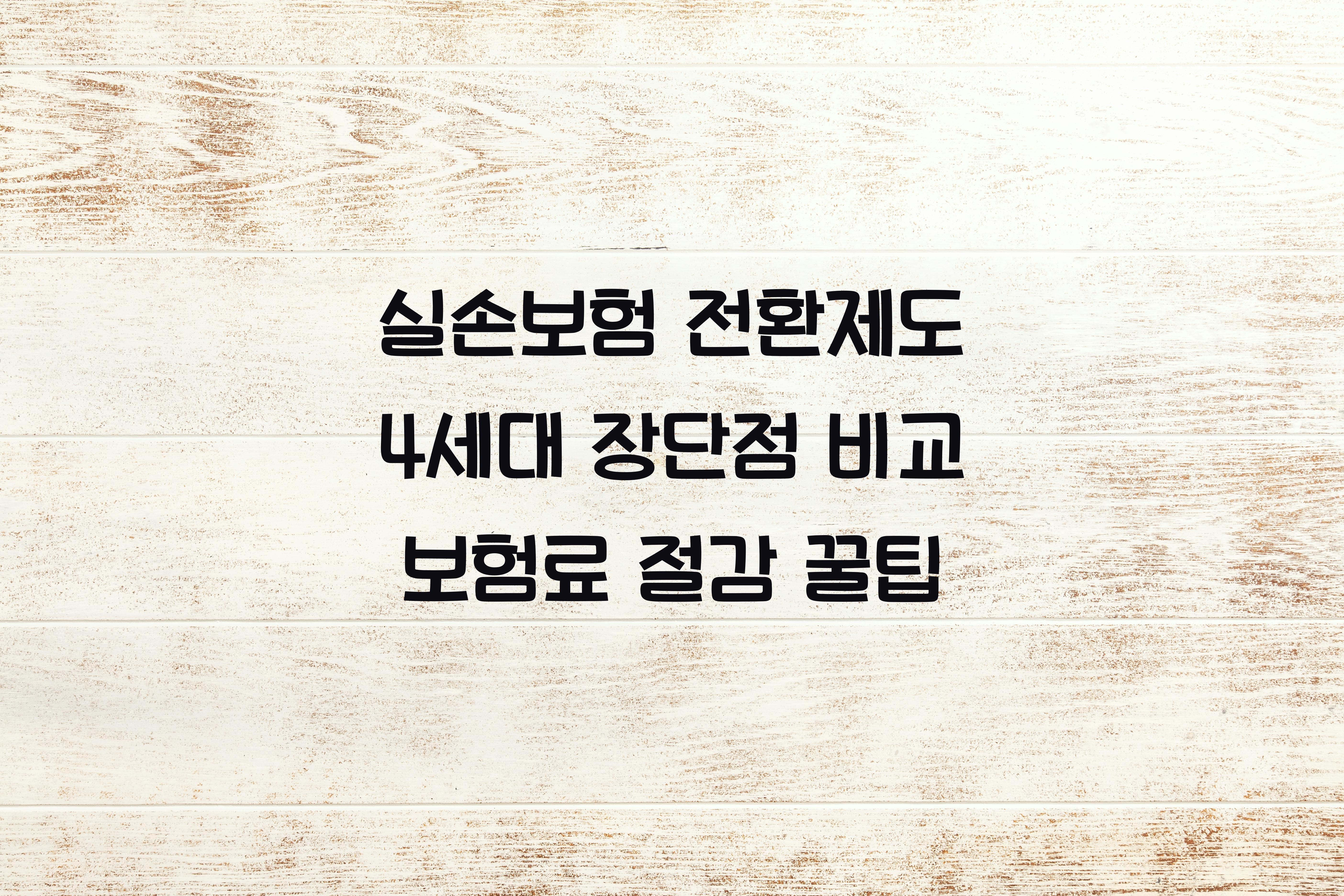 실손보험 전환제도