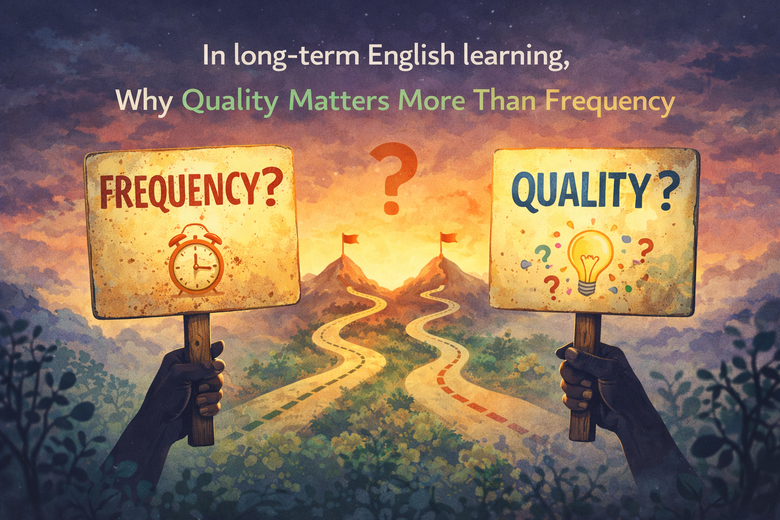 왜 장기 학습에서는 사용의 빈도보다 질이 더 중요한가