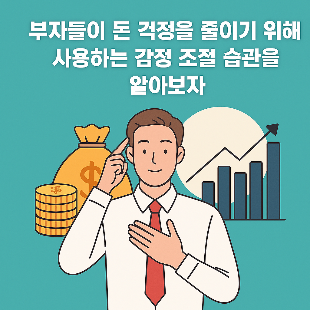 부자들이 돈 걱정을 줄이기 위해 사용하는 감정 조절 습관