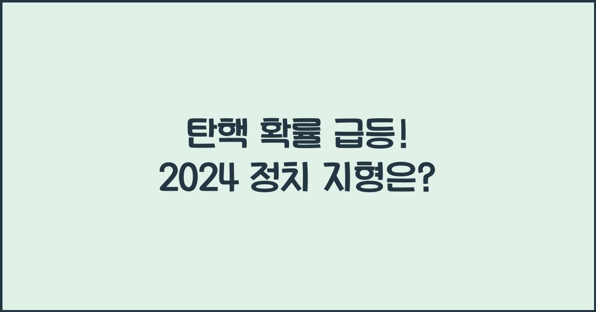 탄핵 확률