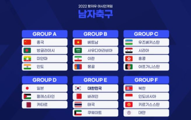 항저우 아시안 게임 축구 실시간 중계 보기