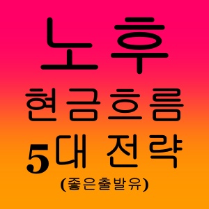 노후 현금흐름 5대 전략? 어떻게?