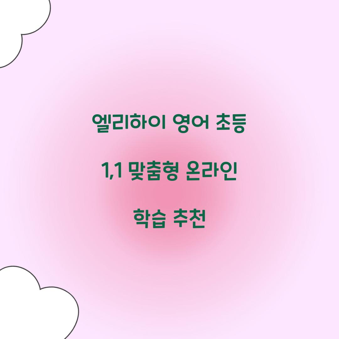 엘리하이 영어