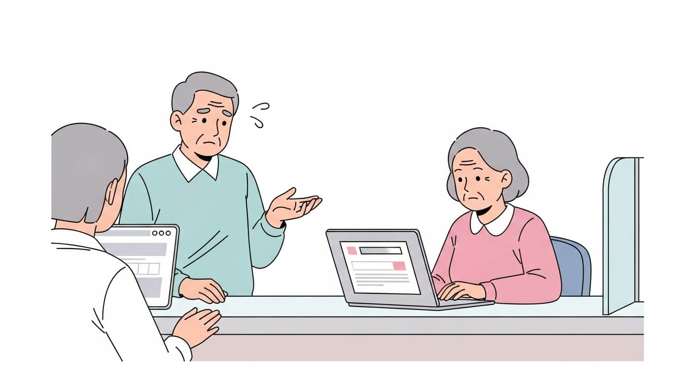 한쪽은 정부24·복지로 온라인 신청, 다른 쪽은 주민센터 직접 방문하는 두 가지 신청 경로를 나란히 표현 3