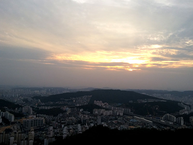 저녁노을(Sunset)이 아름다운 인왕산(Inwangsan)