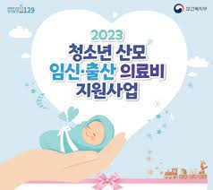 청소년 임신출산진료비 지원제도