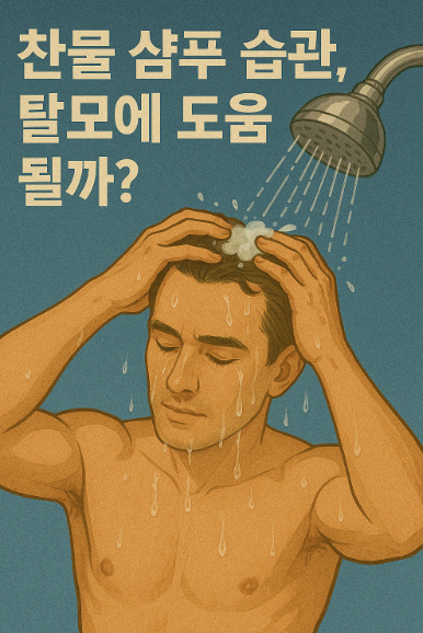 찬물 샴푸 습관, 탈모에 도움 될까?