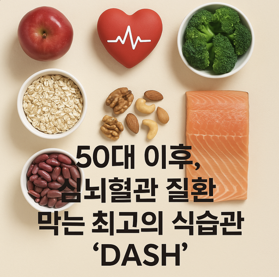 50대 이후, 심뇌혈관 질환 막는 최고의 식습관 'DASH'