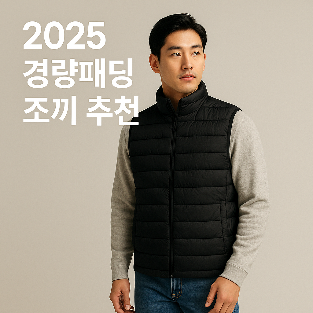 2025 경량패딩 조끼 남성 추천 브랜드 비교 총정리
