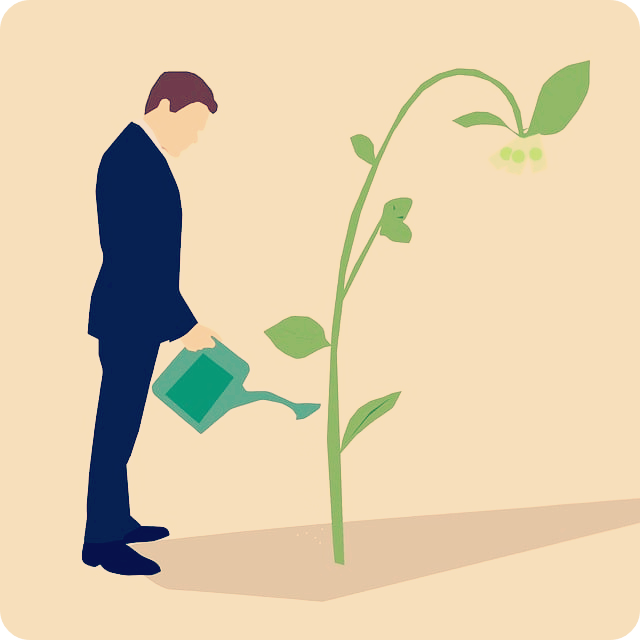 Businessman Nature Money.