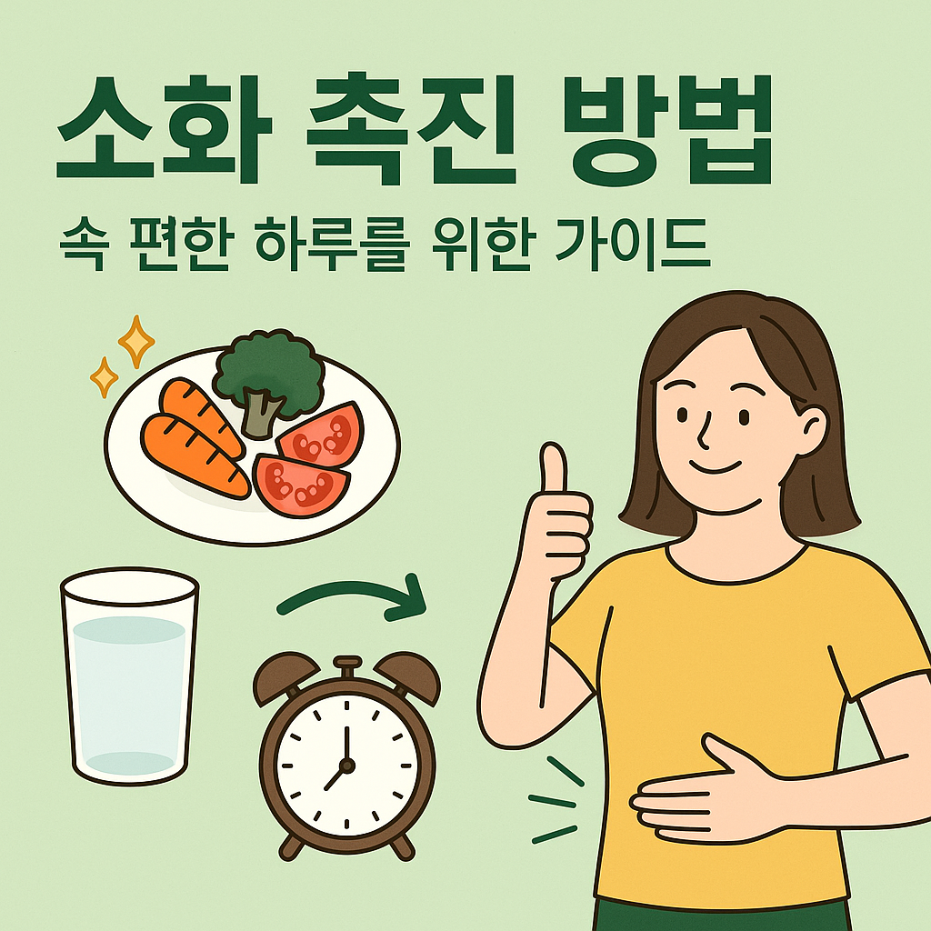 소화 촉진 방법