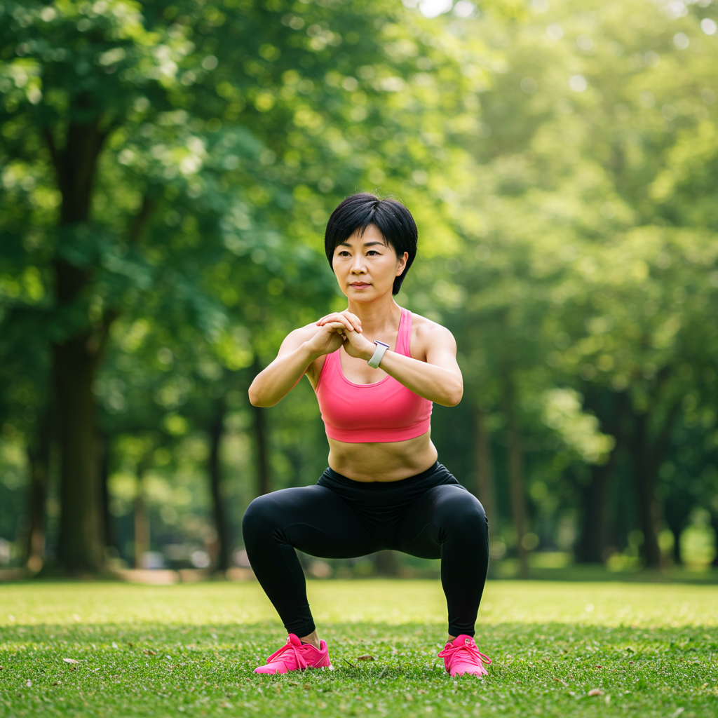 콜레스테롤 잡는 근력운동 스쿼트