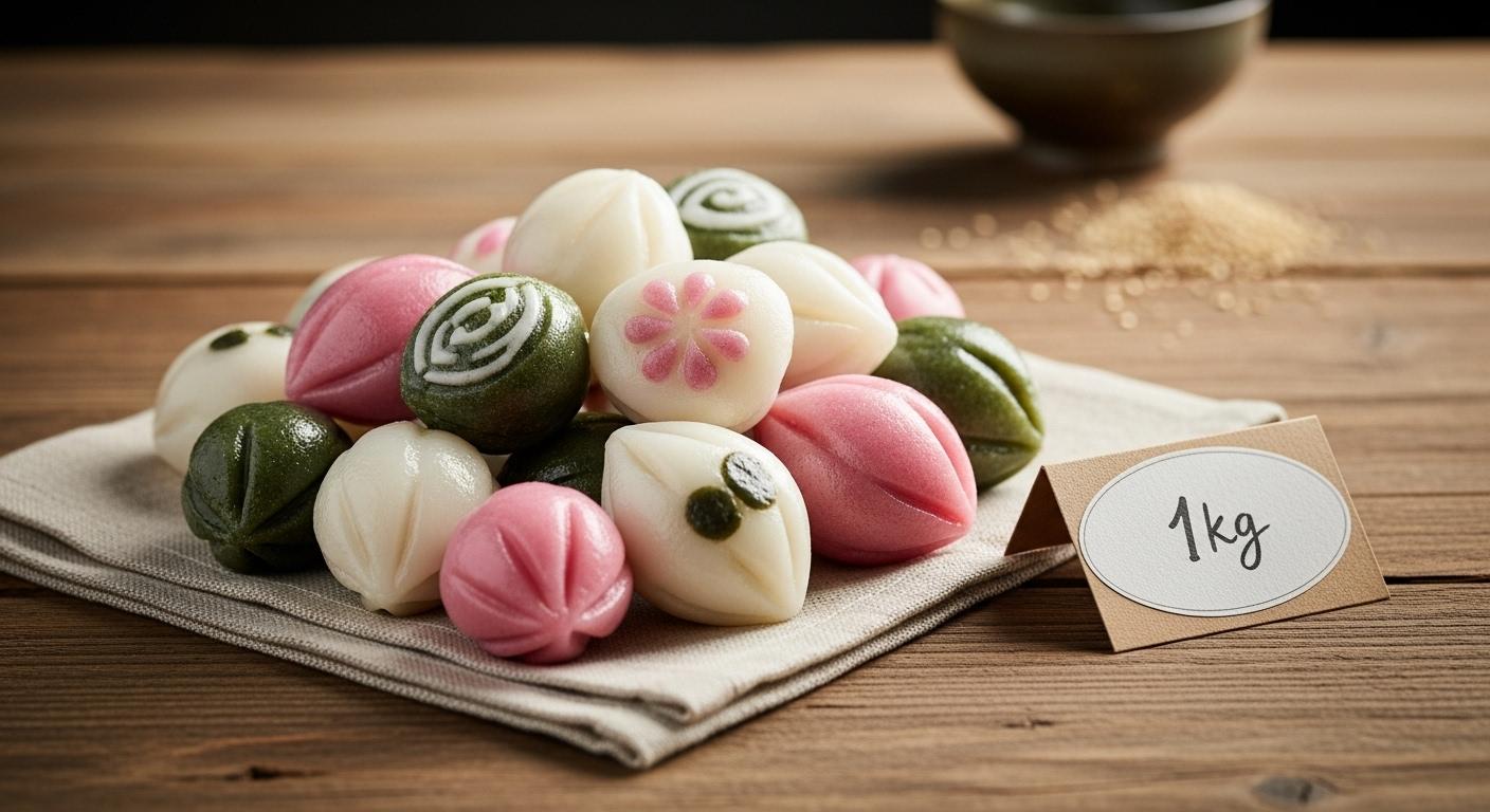 송편 1kg 갯수