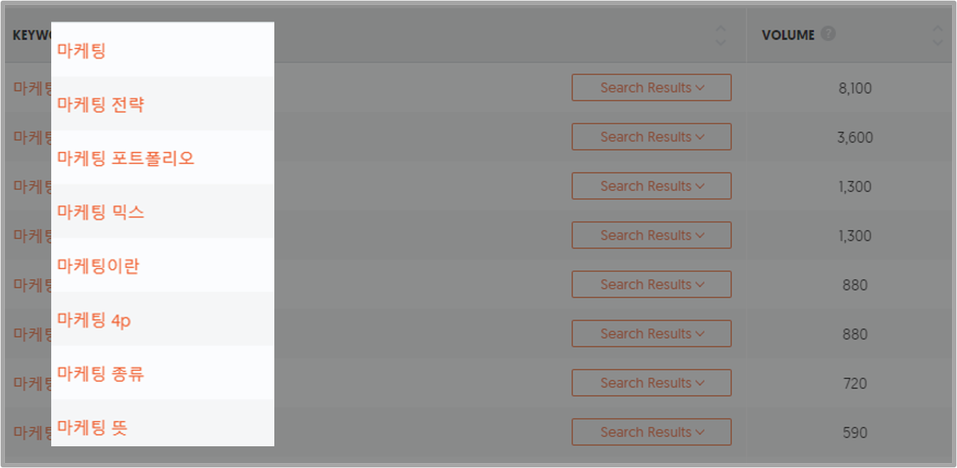 마케팅 예시 이미지
