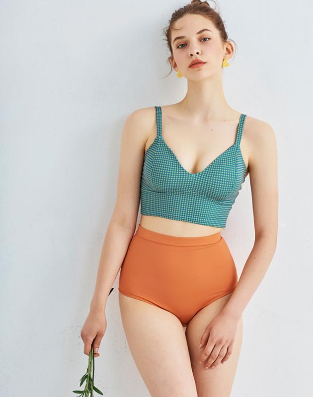 비키니밴더 캐로티 심플 하이웨스트 비키니