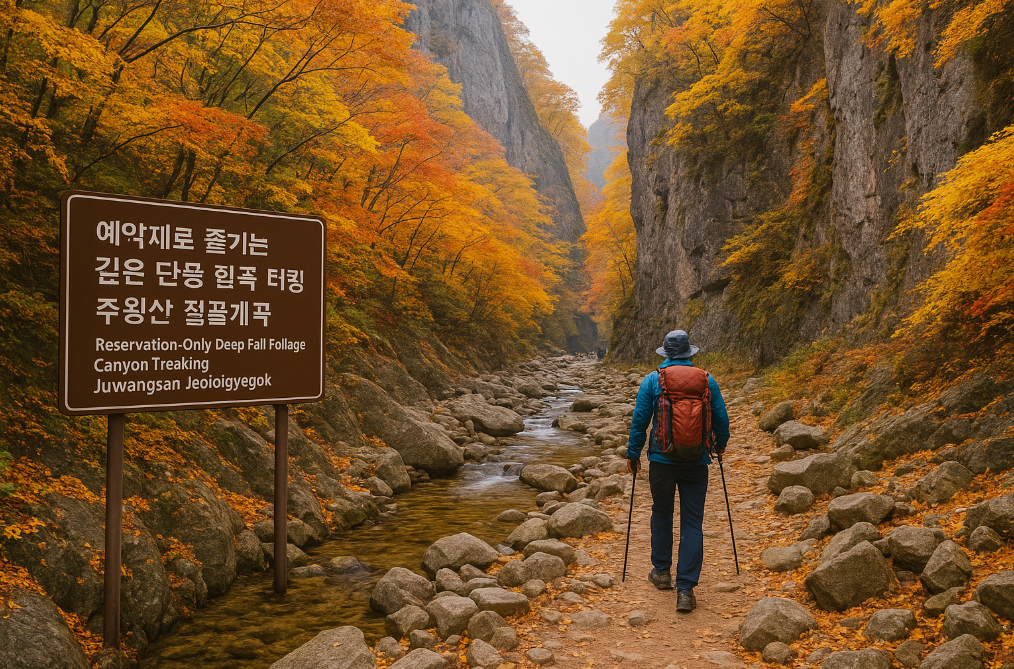 주왕산 절골계곡 예약제 단풍 협곡 트레킹 완벽 가이드