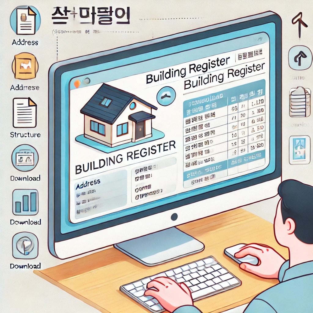 건축물 대장 발급 관련 AI 이미지