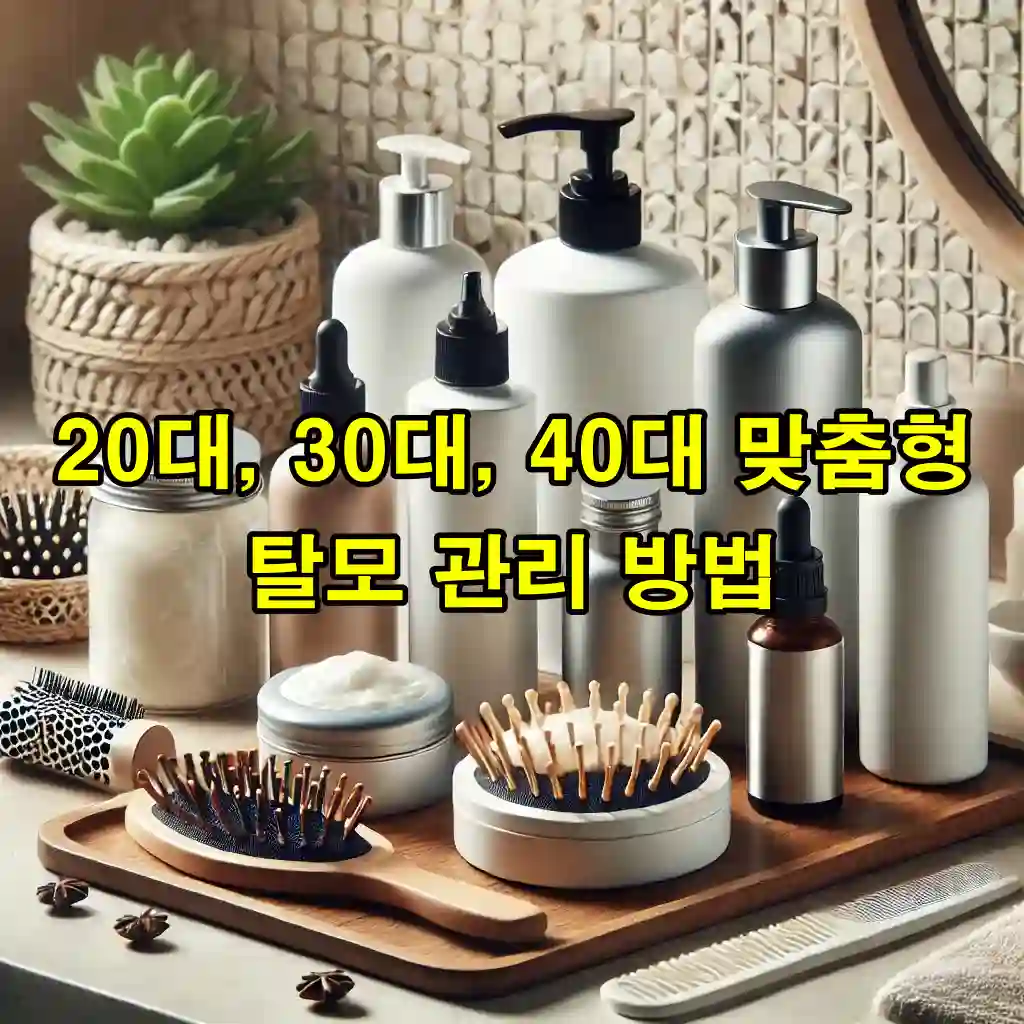 20대부터 40대까지 연령대별 탈모 관리 방법