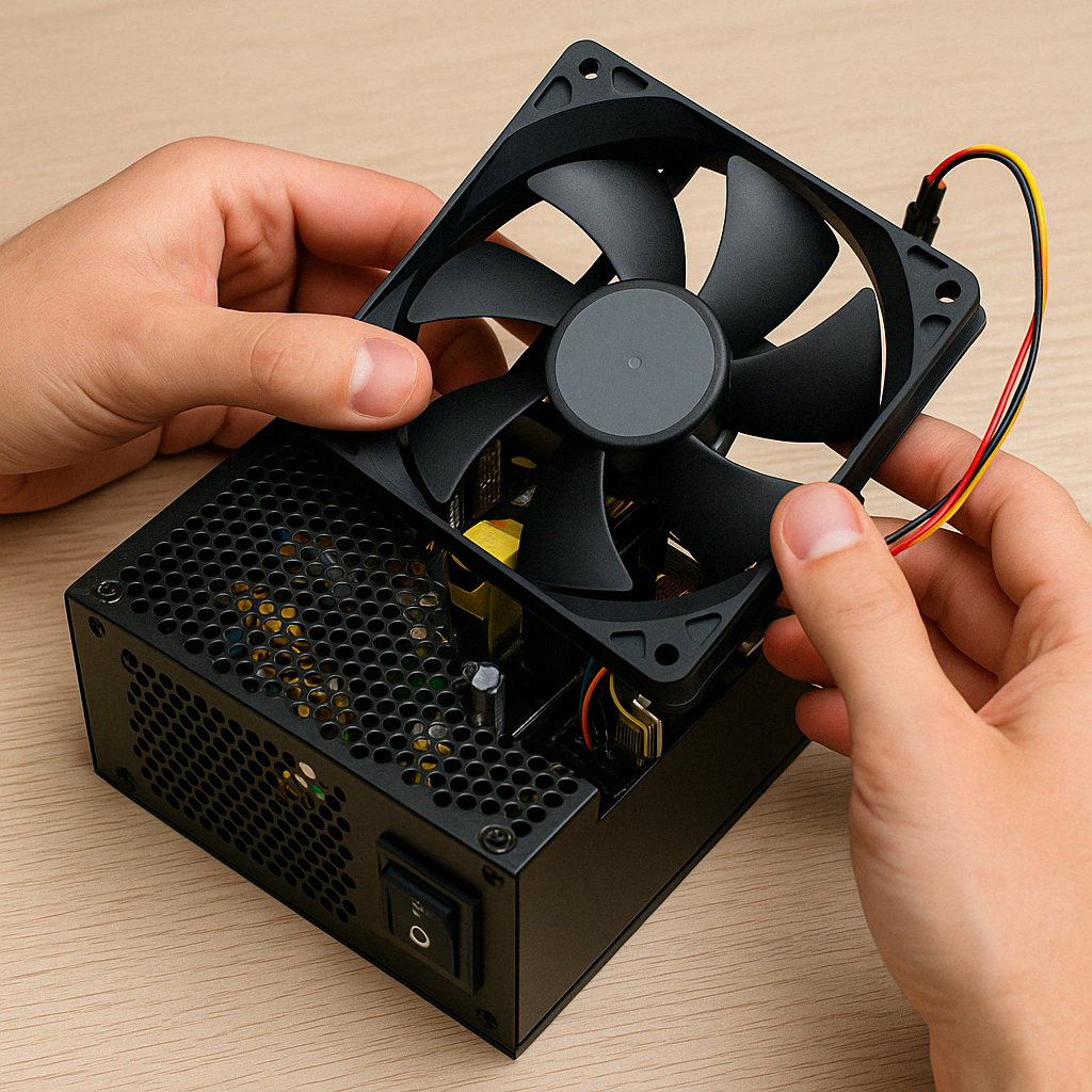 파워서플라이 팬 날개가 안 돌아간다면? 직접 겪은 고장 증상과 해결 방법