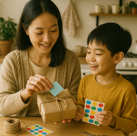 어린이날 선물 포장 아이디어 및 문구 추천