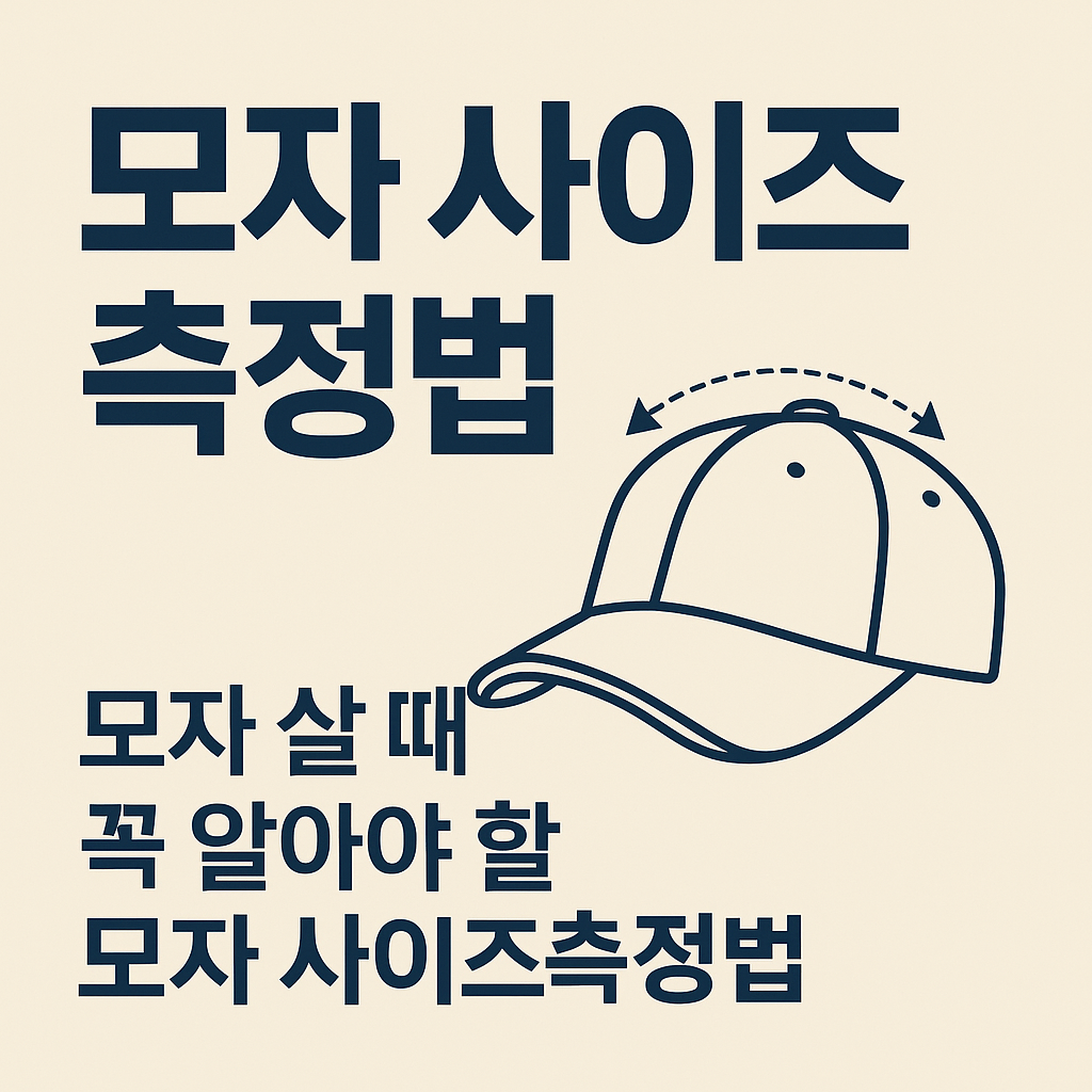 모자사이즈측정법
