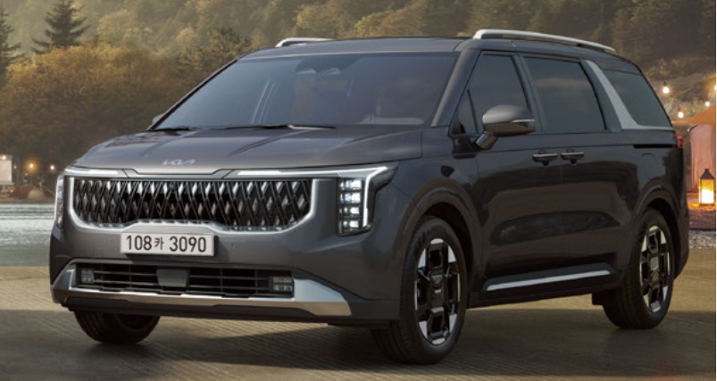 4세대 페이스 리프트 카니발 사진