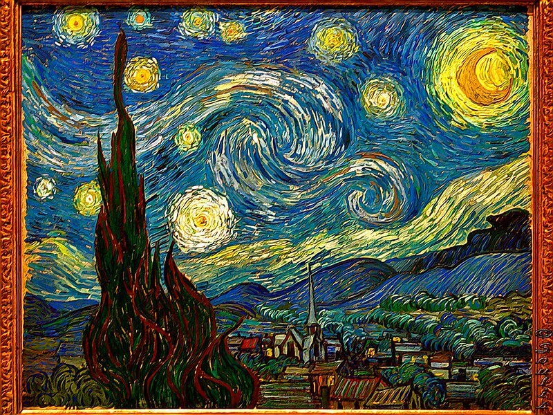 별이 빛나는 밤 (The Starry Night), 1889