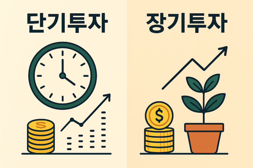 단기투자 장기투자 관련 이미지