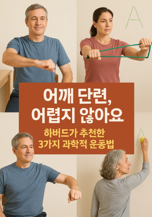 어깨 단련｜하버드가 추천한 3가지 과학적 운동법