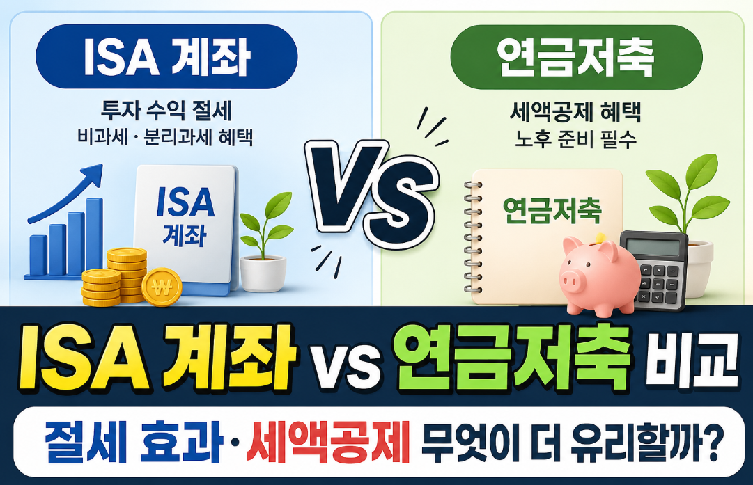 ISA 계좌와 연금저축 중 하나만 가입해야 하나요?