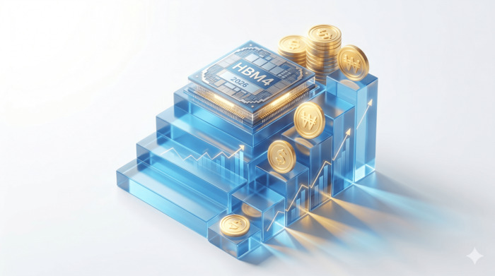 기술력에 기반한 경력 성장과 파격적인 재정적 보상을 시각적으로 표현