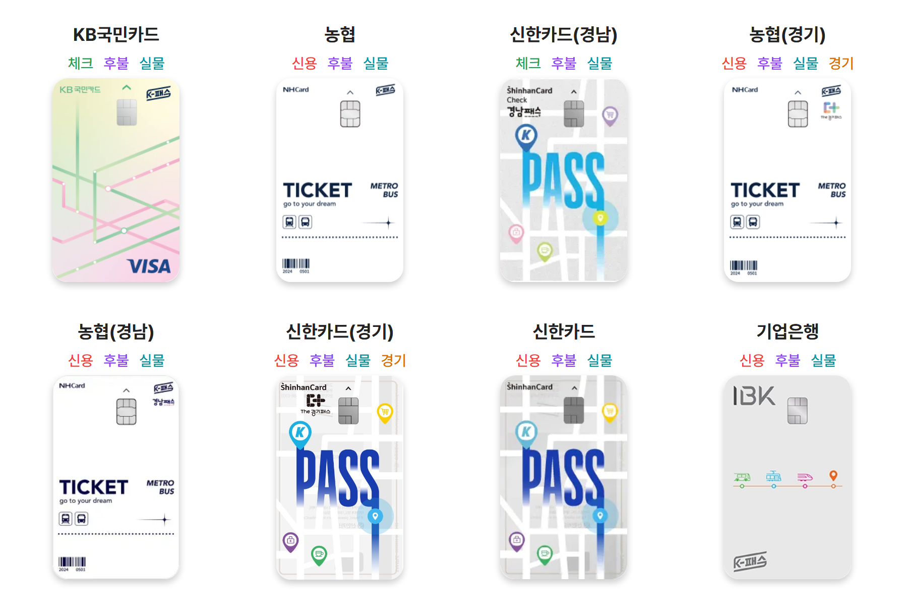 K-패스 발급 카드