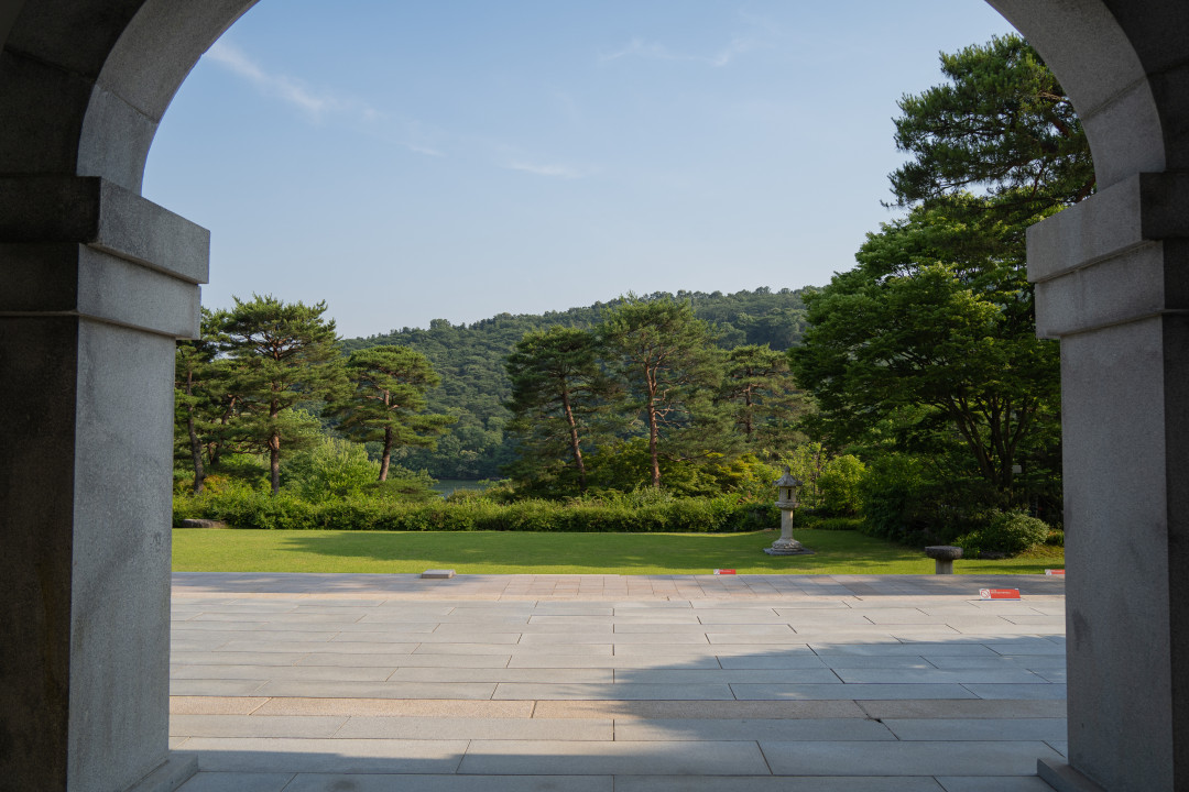 호암 미술관 내부