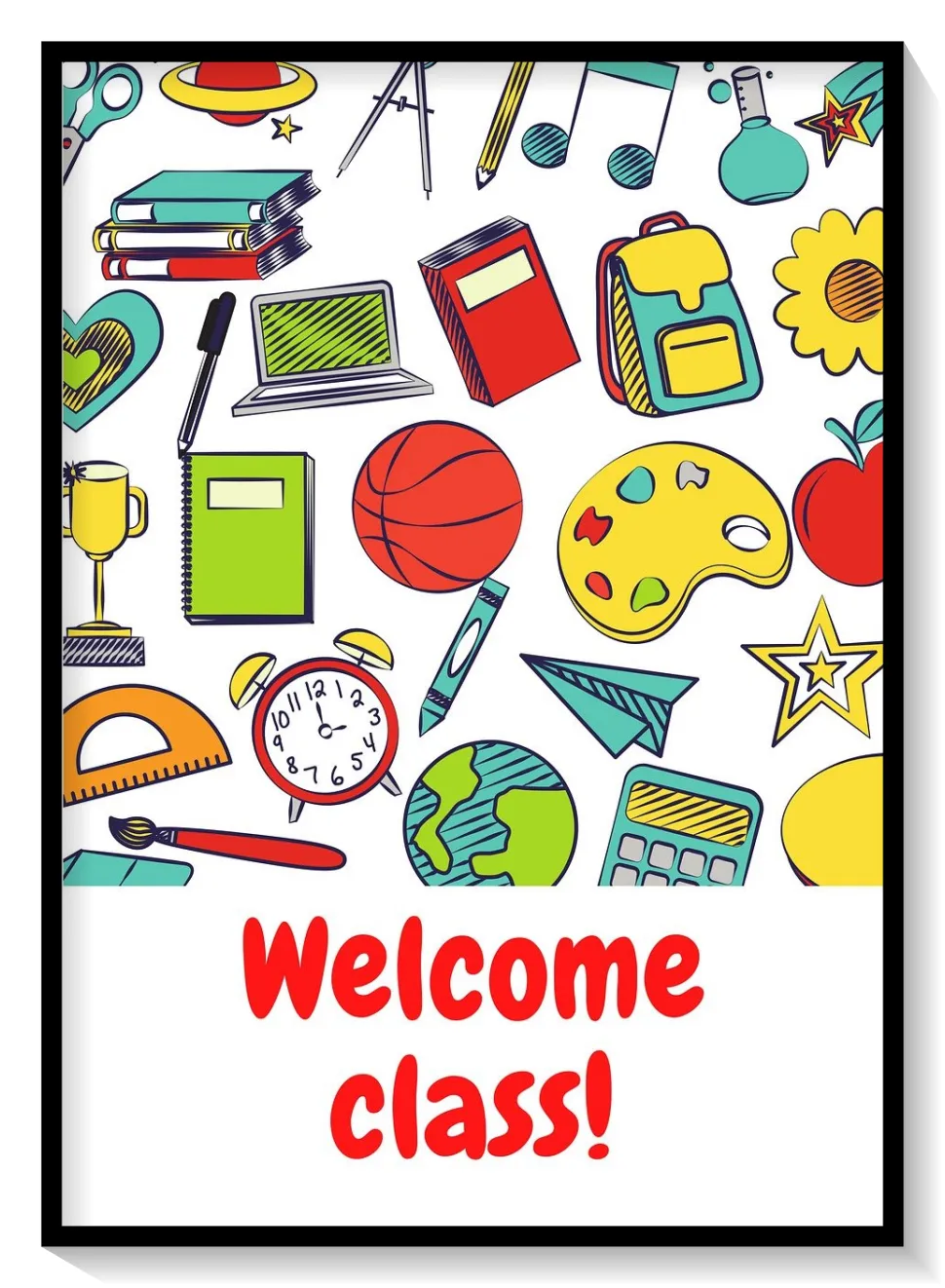 수업에-오시걸-환영합니다-포스터