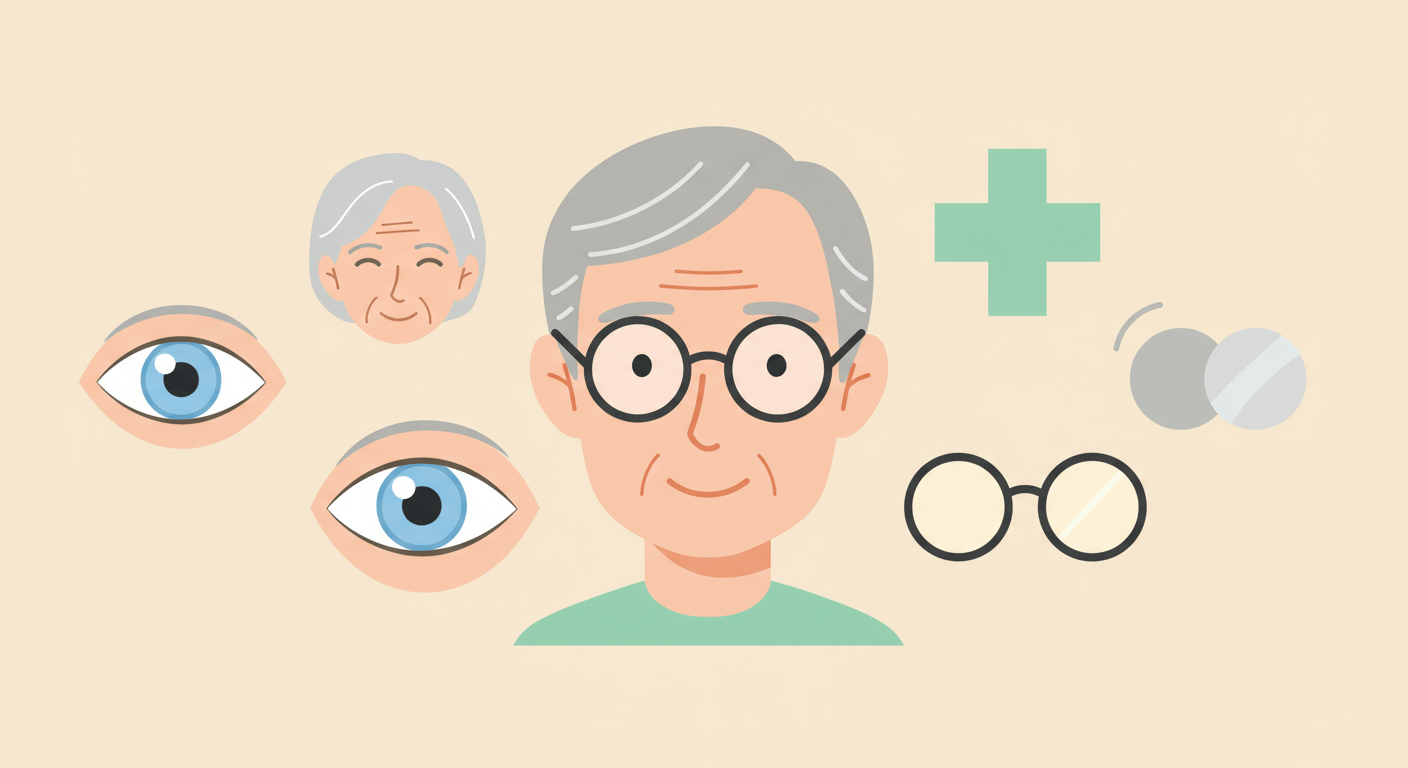 고령화 시대 눈건강 (백내장, 황반변성, 예방)