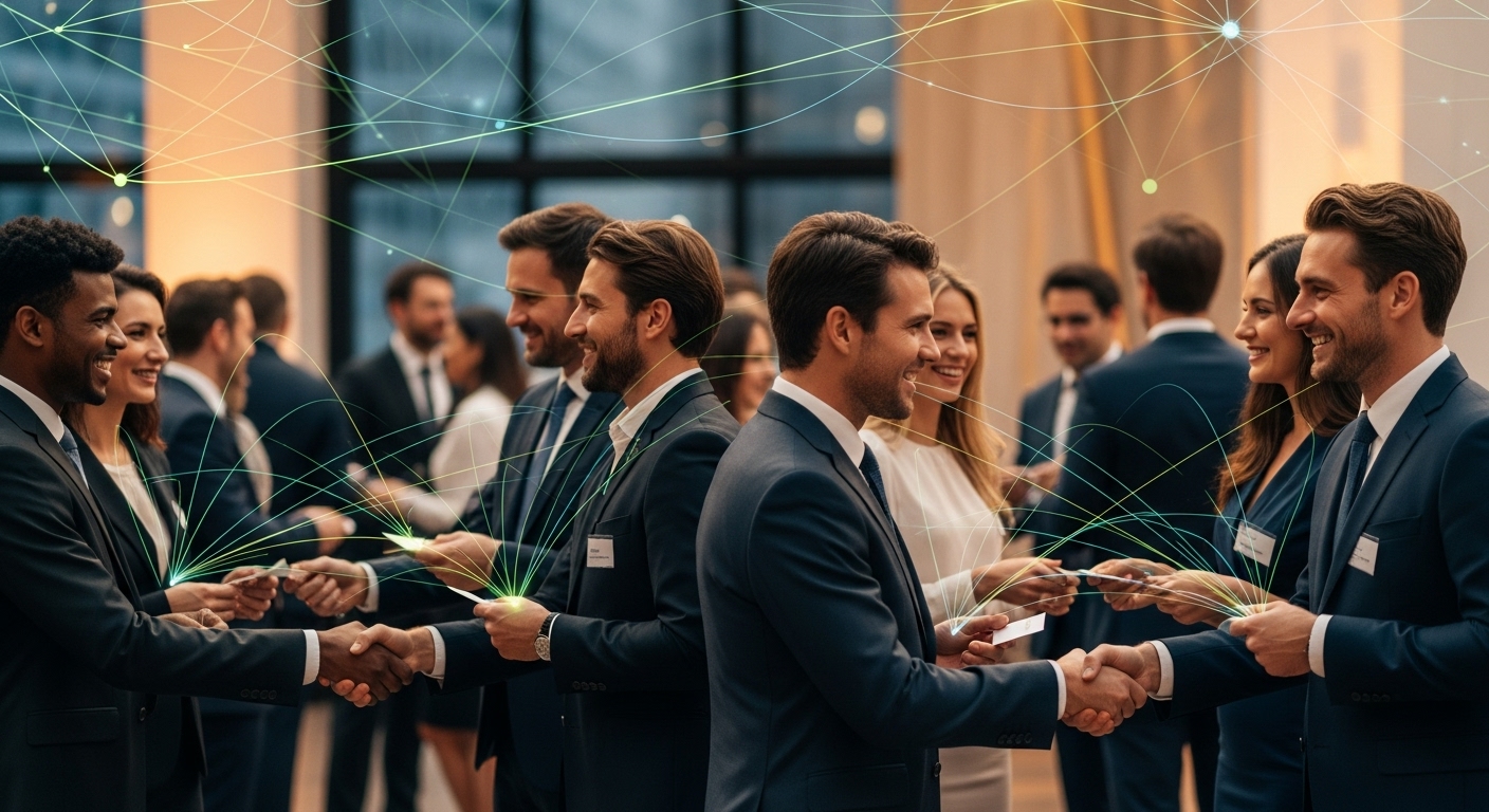 λ€μν λΆμΌμ μ λ¬Έκ°λ€μ΄ λͺ
ν¨μ κ΅ννκ³  μ
μνλ©° λ€νΈμνΉνλ λͺ¨μ΅, μλ―Έ μλ κ΄κ³ ꡬμΆκ³Ό νλ ₯ κΈ°ν μμ§